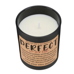 Living And Home Black Glass Cup Soy Wax Lavender And Eucalyptus Scented Candle With Wooden Lid, 22-Hour Burn - thumbnail 2