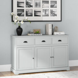 Gainoom Kitchen Buffet Sideboard Wooden Storage Cupboard Cabinet With Adjustable Shelf - thumbnail 4