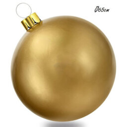 Urbn-Living Urbnliving Diameter 65Cm Gold Inflatable Christmas Bauble Ball Decoration Xmas Tree Outdoor Hanging Ornaments - thumbnail 1