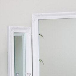 Melody Maison Ornate White Vintage Triple Dressing Table Mirror 55Cm X 74Cm - thumbnail 4