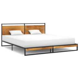 Berkfield Bed Frame Metal 180X200 Cm 6Ft Super King - thumbnail 1