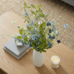 Garden Greatness Blue Wildflower Faux Stem In Vase - thumbnail 2