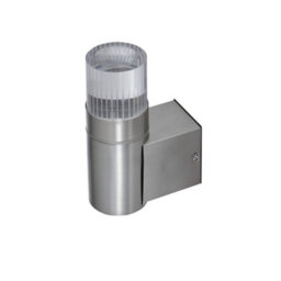 BillyOh Biard Led Stainless Steel Contemporary Wall Light - Up Wall Light - thumbnail 3