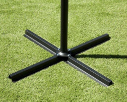Garden Store Direct 2.7M Garden Parasol Sun Shade Hanging Umbrella Cantilever With Easy Up Function - Black - thumbnail 3
