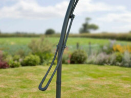 Garden Store Direct 2.7M Garden Parasol Sun Shade Hanging Umbrella Cantilever With Easy Up Function - Black - thumbnail 4