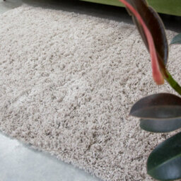 Loomed Kukoon Nore Beige Soft Shaggy Rug For Living Room Spaces - 380 X 280Cm - thumbnail 2