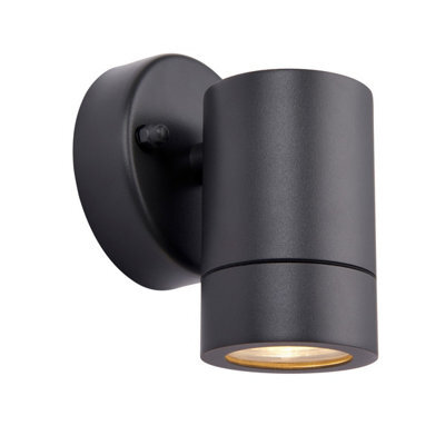 Luminosa Lighting Luminosa Palin Outdoor Down Wall Lamp Anthracite Grey Ip44 - image 1