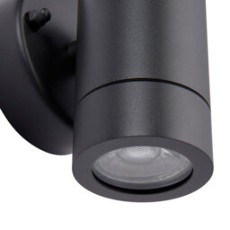 Luminosa Lighting Luminosa Palin Outdoor Down Wall Lamp Anthracite Grey Ip44 - thumbnail 4