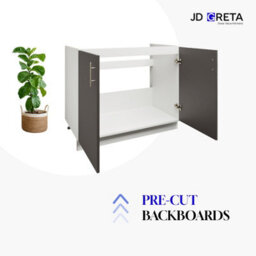 Jd Greta Adjustable Legs Kitchen Sink Unit 1200mm Cabinet With Doors - Sage Green Matt - thumbnail 6