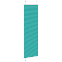 Berkfield Pleated Blind Petrol Green 55X200 Cm Fabric Width 54.4 Cm Polyester - thumbnail 4