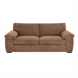 Lilly Amalfi Coffee Brown Jumbo Cord Fabric 3 And 2 Seater Sofa Set - thumbnail 3