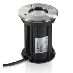 Auraglow Deep Recessed Gu10 Holder Buried Garden Ground Path Light Ip67 Driveway Outdoor Uplighter - thumbnail 1