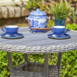 Chilli Seating St Tropez Sand Outdoor Garden Furniture 2 Seater Garden Bistro Set - thumbnail 3