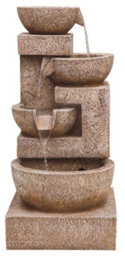 Outdoor Living UK Kelkay Sparkling Bowls With Lights Mains Plugin Powered Water Feature - thumbnail 5