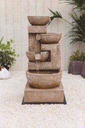 Outdoor Living UK Kelkay Sparkling Bowls With Lights Mains Plugin Powered Water Feature - thumbnail 4