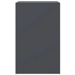 Berkfield Bedside Cabinets 2 Pcs Anthracite 34.5X39X62 Cm Steel - thumbnail 8