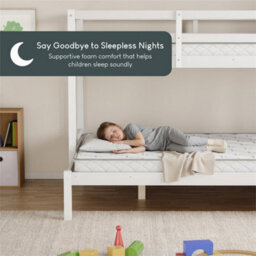 Single Soft Memory Foam Breathable Cooling Mattress Bunk Bed - thumbnail 5