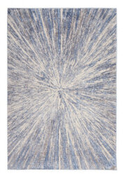 Blue Grey Rug, Abstract Optical/ (3D) Rug, Modern Rug, Blue Grey Rug For Bedroom, Hallway, & Dining Room-119Cm X 180Cm - thumbnail 1