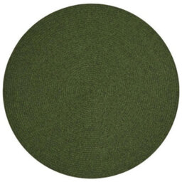 The Rugs Indoor Outdoor Trenzado Rug Polypropylene Bordered Plain Design In Green - thumbnail 9