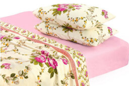 Kampala Hill Olivia Brushed Cotton Flannelette Floral Sheet Set - thumbnail 3
