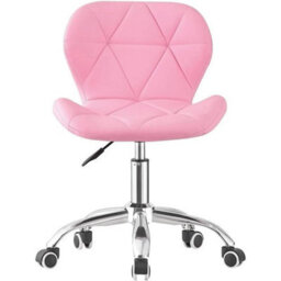 Pink Swivel Desk Chair - Ergonomic  Lightweight With Comfort Features - thumbnail 3
