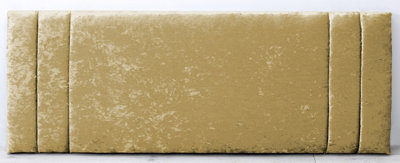 Comfy Deluxe 5Ft 26Inch  Gold Crush Velvet  Savannah Headboard