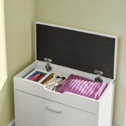 Sobuy Fsr95-W, Shoe Rack Shoe Bench Shoe Cabinet With Folding Padded Seat & Flip-Drawer,white,w60Xd30Xh49 - thumbnail 6