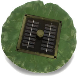 Primrose Floating Flower Lily Pad Solar Powered Pond Water Feature Fountain With Led Lights D36Cm - thumbnail 5