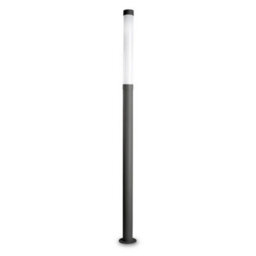 Luminosa Lighting Luminosa Lyon Outdoor Led Bollard Urban Grey, Opal Ip65 3000K Dimmable - thumbnail 1