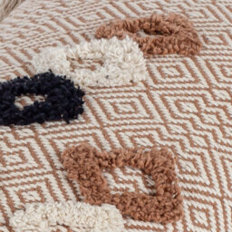 Furn. Benji Jacquard 100% Cotton Polyester Filled Cushion - thumbnail 4
