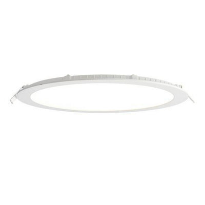 Luminosa Lighting Luminosa Siriodisc Integrated Led Recessed Light Panel Matt White, Frosted Acrylic - image 1