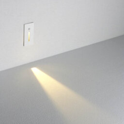Ultra Beam Lighting Ultrabeam White Recessed Indoor Wall Light - Movement Sensor - Low Level Lighting And Stair Riser Light 3 Watt Led - thumbnail 2