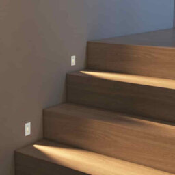 Ultra Beam Lighting Ultrabeam White Recessed Indoor Wall Light - Movement Sensor - Low Level Lighting And Stair Riser Light 3 Watt Led - thumbnail 1