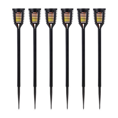 Taylor & Brown 6 Pack Solar Pathway Lights - Mini Solar Powered Stake Lights For Garden, Patio, Yard, Walkway & Driveway - image 1