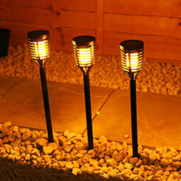 Taylor & Brown 6 Pack Solar Pathway Lights - Mini Solar Powered Stake Lights For Garden, Patio, Yard, Walkway & Driveway - thumbnail 5