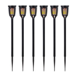 Taylor & Brown 6 Pack Solar Pathway Lights - Mini Solar Powered Stake Lights For Garden, Patio, Yard, Walkway & Driveway - thumbnail 1