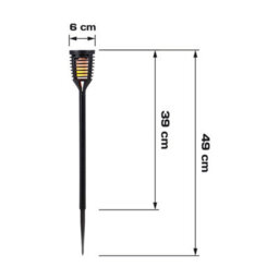 Taylor & Brown 6 Pack Solar Pathway Lights - Mini Solar Powered Stake Lights For Garden, Patio, Yard, Walkway & Driveway - thumbnail 2