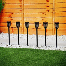 Taylor & Brown 6 Pack Solar Pathway Lights - Mini Solar Powered Stake Lights For Garden, Patio, Yard, Walkway & Driveway - thumbnail 3