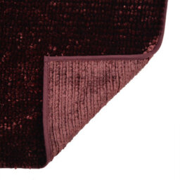 Allure Bath Fashions Velvet Chenille Bobble Bath Mat Non-Slip - Bordeaux - thumbnail 3
