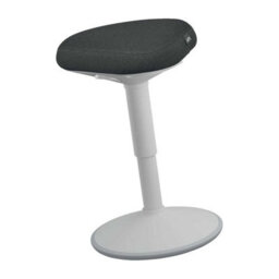 Leitz Ergo Active Sitting Stool Chair Posture Comfort Seat Adjustable Furniture In Light Grey - thumbnail 1
