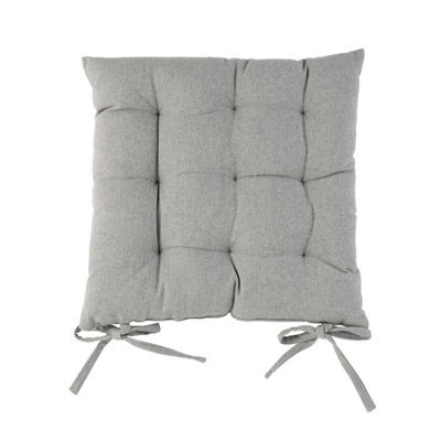 Harbour Housewares Square Garden Chair Seat Cushion - Grey - image 1