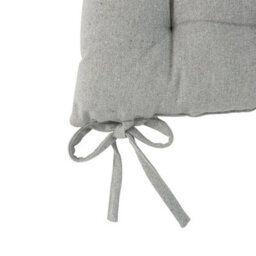 Harbour Housewares Square Garden Chair Seat Cushion - Grey - thumbnail 4