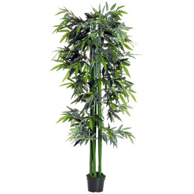 Artificial Bamboo Tree Plant Greenary In A Pot 1.8M For Home - image 1