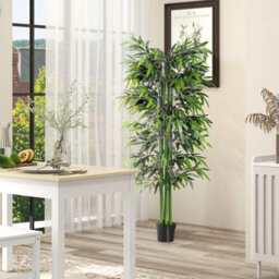 Artificial Bamboo Tree Plant Greenary In A Pot 1.8M For Home - thumbnail 5