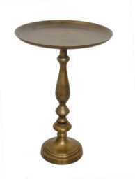 Aspect Furniture Sana Metal Hand-Crafted Side Table,antique Brass - thumbnail 5