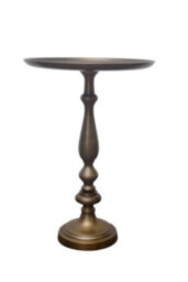 Aspect Furniture Sana Metal Hand-Crafted Side Table,antique Brass - thumbnail 4