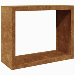 Walplus Firewood Rack 100X40X80 Cm Weathering Steel - thumbnail 2
