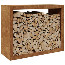 Walplus Firewood Rack 100X40X80 Cm Weathering Steel - thumbnail 3