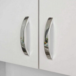 Homcom Kitchen Storage Cabinet Wooden Cupboard Organiser, White - thumbnail 9