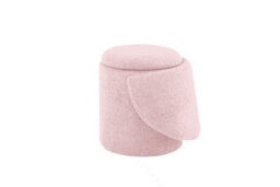 Aspect Furniture Beth Boucle Dressing Table Storage Stool, Pink - thumbnail 5